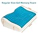 Cooling Gel Memory Foam Pillow - eliminates neck and back pain, ensuring a good night’s sleep