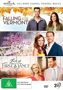 Hallmark 3 Film Collection Falling For Vermont The Last Bridesmaid Love At First Dance Julie Gonzalo Rachel Boston Paul Campbell Benjamin Ayres Niall Matter Movies Tv Amazon Com