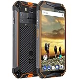 Ulefone Armor 3 Rugged Smartphone Unlocked, IP68 Waterproof Cell phone, Android 8.1 10300mAh Big Battery 4GB+64GB, Dual Sim 4G Global Version, 5.7" FHD+, Compass, GPS+Glonass, NFC, Shockproof (Orange)