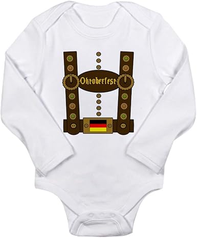 baby lederhosen onesie