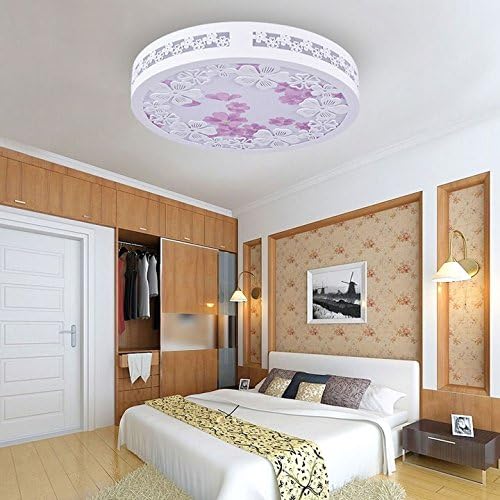 DYBLING Creative European Children's Lamp Simple Modern Led Lamp 45cm- round white light Celing Lamp Lights
