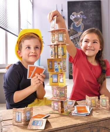HABA Rhino Hero A Heroic Stacking Card Game for Ages 5 and Up - Triple Award Winner