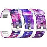 Fitbit Charge 2 Bands, SKYLET Silicone Replacement Accessories Straps for Fitbit Charge 2 Universe Bracelet(No Tracker)