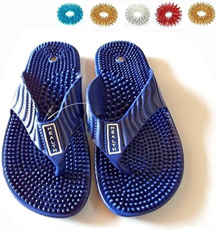 Acupressure Magnetic Health Care Foot Massager Reflexology (Footwear) Sandals (US 8.5/ Euro 42/ Aus 8.0)