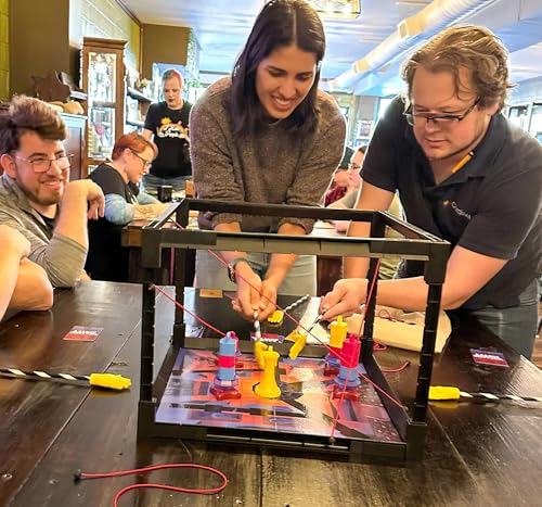 Tiny Laser Heist - A Hilariously Awkward 3D Heist Game, Base + Expansion Pack, 3+ Players, Every Round is a Mini Escape Room