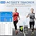 goopow Fitness Tracker, Activity Tracker Watch with Heart Rate Monitor, Waterproof Smart Fitness Band with Step Counter, Calorie Counter, Pedometer Watch Kids Women and Men