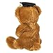 Brown Teddy Bear Graduation Plush Toy, Stuffed Animal with Glasses and Grad Cap for 2024 Graduates