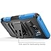 Galaxy Note 5 Case, i-Blason Prime Series Dual Layer Holster for Samsung Galaxy Note 5 with Kickstand and Locking Belt Swivel Clip (Blue)