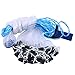 YaeMarine Saltwater Fishing Cast Net Fishing Net Fishing Throw Net for Bait Trap Fish 4ft/6ft/8ft/10ft/12ft Radius, Monofilament Nylon Net