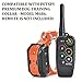 PetSpy M686 Premium Dog Training Shock Collar, 1100 Yards, Medium to Large Dogs, with Vibration, Electric Shock and Beep, Waterproof, Remote Trainer (M686 Extra Receiver Collar)