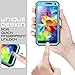 Galaxy S5 Case, SUPCASE [Heavy Duty] [Unicorn Beetle Pro Series] Full-body Rugged Case with Built-In Screen Protector for Samsung Galaxy S5 Case, Dual Layer Design Impact Resistant Bumper (Blue/Black)
