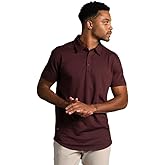 BYLT Men's Drop-Cut Polo – Collared Casual Shirt for Men – Soft Polyester, Cotton, and Spandex Blend – Wrinkle Resistant