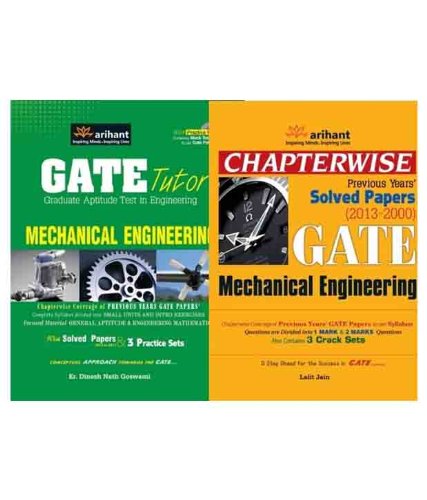 GATE Mechanical Engineering Guide & Solved Paper (Set of 2 Books) GATE Mechanical Engineering Guide & Solved Paper (Set of 2 Books)