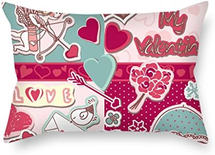 TEEA Christmas Pillowcover Of Love For Son Shop Teens Girls Divan Deck Chair Bedroom 18 X 26 Inches / 45 By 65 Cm(twin Sides)