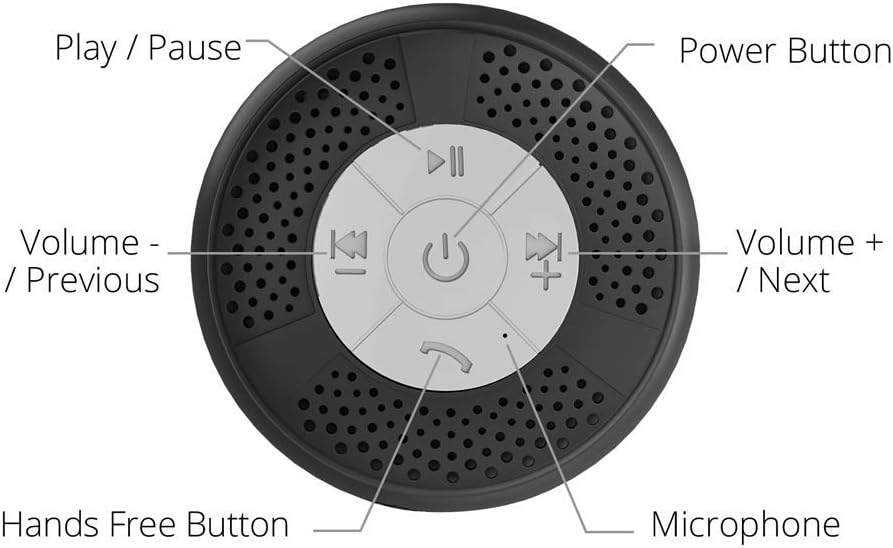 taotronics bluetooth shower speaker