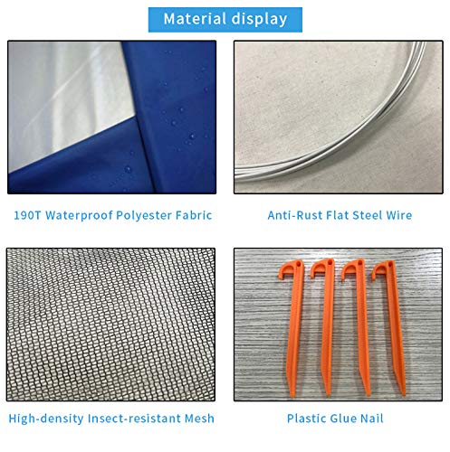 Baby Beach Tent,Pop Up UPF 50+ UV Protection & Waterproof Sun Shelter Baby Pool Canopy Beach Tent Instant Sunshade Cabana Beach Canopy with Carry Bag and 4 Pegs