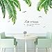 iwallsticker Palm Tree Wall Decals Wall Stickers for Kids Room Bedroom Living Room Home Decor