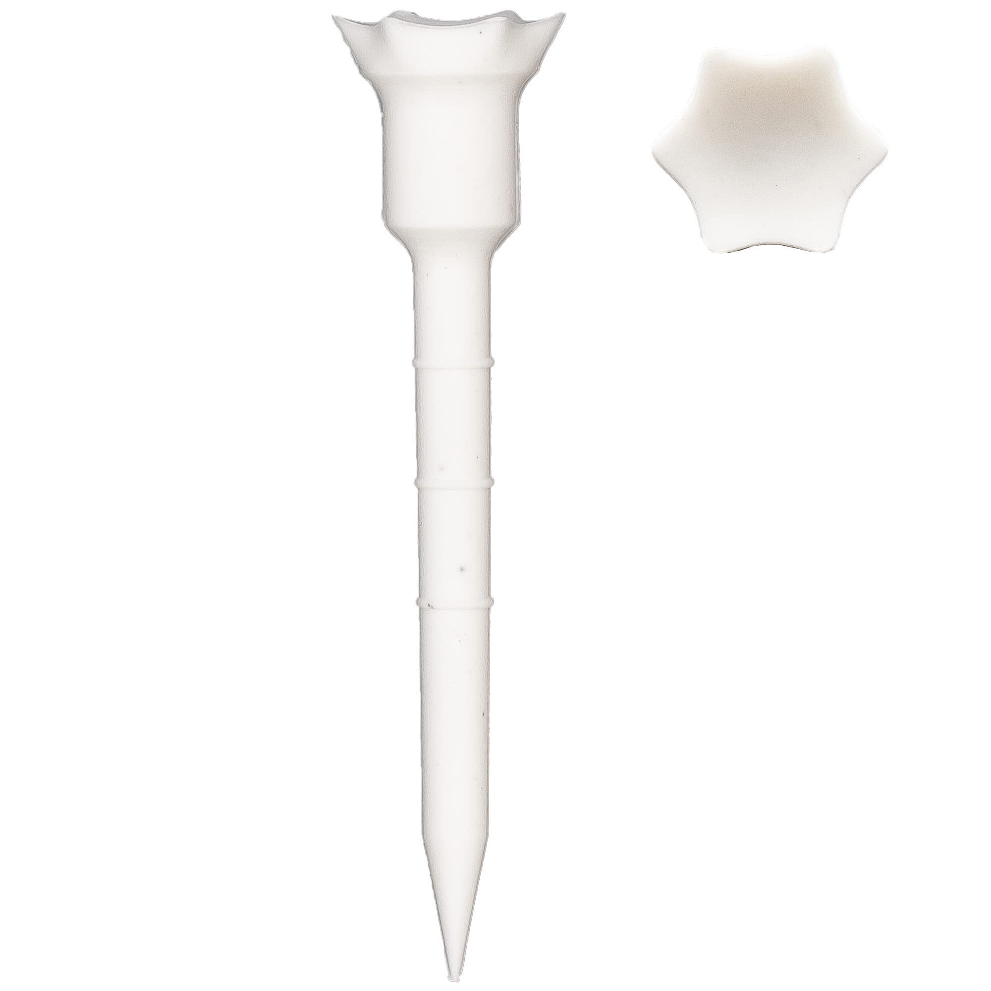 LIGNUM 72MM Ecoline Star Tees 12PK Biodegradable Golf Tee