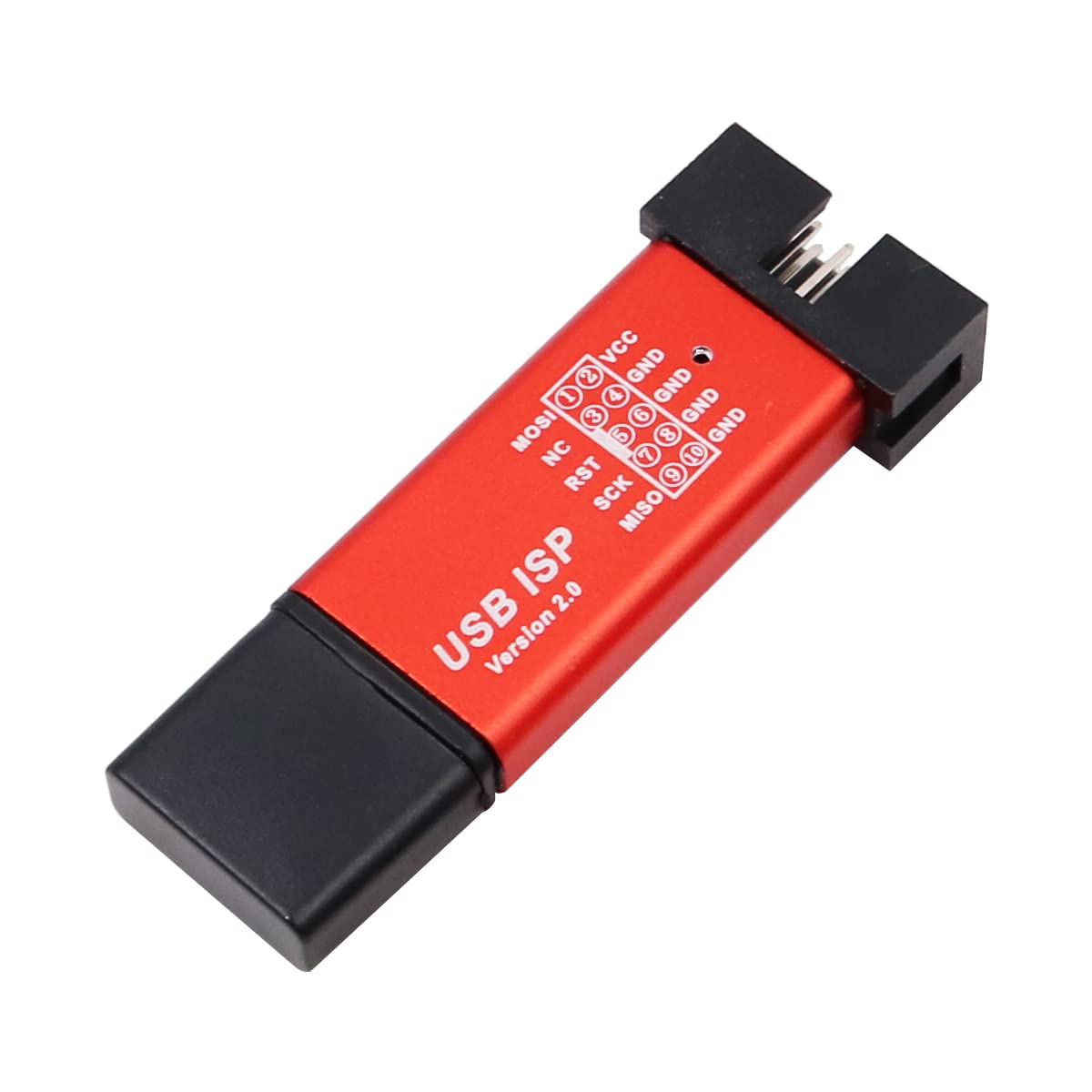 DollaTek Aluminum Shell USB ISP USBISP USBASP ASP Programmer for 51 ATMEL AVR WIN7 64