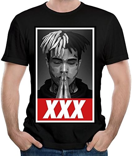 Madeleine Ellis Men's Xxxtentacion Comfortable Short Sleeve T Shirt Black M