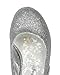 Little Angel BA60 Girls Glitter Round Toe Bow Kiddie Heel Wedge Sandal Pumps Dress Shoes