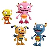 Disney Henry Hugglemonster Summer,Ivor, Henry & Cobby 4 Figure Pack