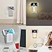 Finduat Wall Mount Charger Outlet With Dusk To Dawn Sensor LED Night Light, Surge-protected Power Socket Extender With 4 AC Outlet 2 USB Charging Ports for IPhone, Samsung, IPad, Phone Holder Slot
