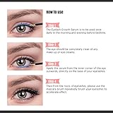 100% Natural Extract Eyelash Growth Serum Eyelash Enhancer for Longer, Thicker, Fuller Eyelash