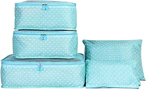 Yevison - 6 bolsas de almacenamiento para ropa de viaje, organizador de