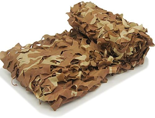 Sduck Camouflage netting military, Camo netting x for building Army Shooting Camping Hunting Hide Coverage, 2m x 3m (6.5ft x 10ft) Desert Yellow