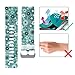 SKYLET Compatible with Fitbit Blaze Bands with Frame, Soft Silicone Replacement Printed Floral Wristband Compatible with Fitbit Blaze Smart Watch Bracelet (No Tracker)