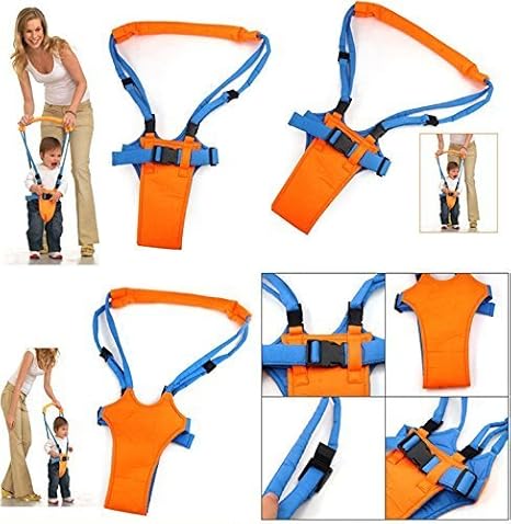 Toku Kids Keeper Baby Carrier Baby First Moon Walker Infant Toddler Jogging Belt Training Walk Assistant, Orange