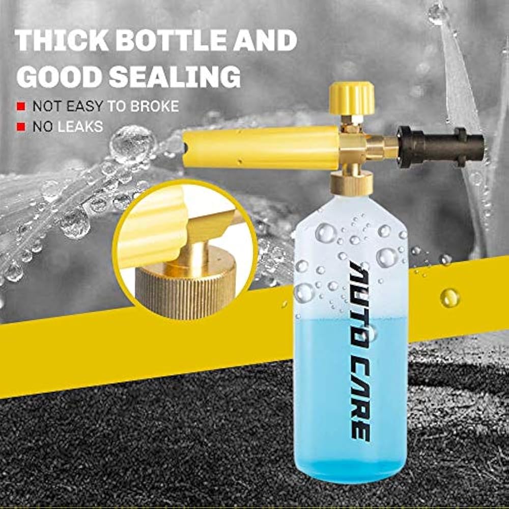 Adjustable Foam Cannon Gun For Karcher Snow Lance Adapter Soap