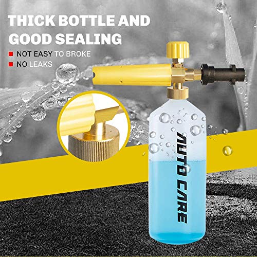 AutoCare Adjustable Foam Cannon Adapter for Karcher Snow Foam Lance Gun