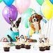 48pcs Puppy Cupcake Toppers Dog Adoption Pet Birthday Party Cake Decoration Supplies