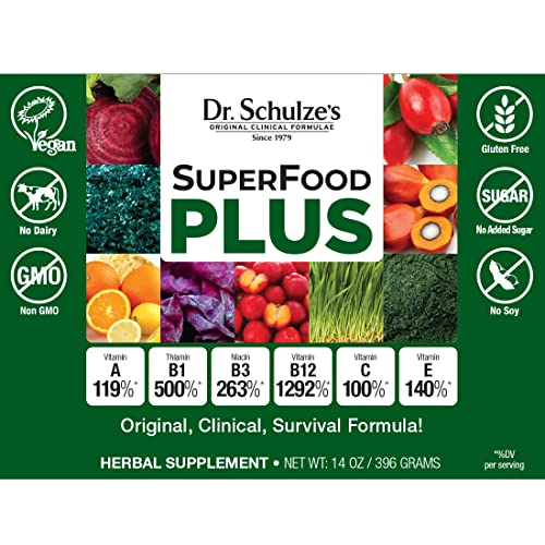 Dr. Schulze’s SuperFood Plus Vitamin and Mineral Herbal Concentrate