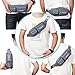 WATERFLY Fanny Pack Slim Soft Polyester Water Resistant Waist Bag for Man Women Carrying Iphone 8 Samsung S6