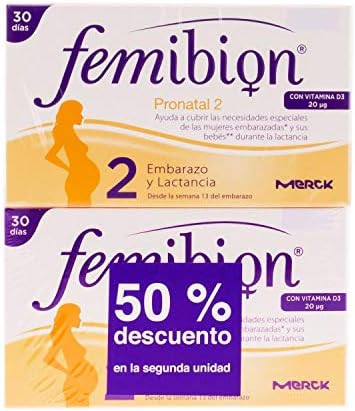 Femibion Pronatal 2 Duplo 30comp + 30comp - Health & Household - Health Care - Women's Health - Prenatal Vitamins - Spain