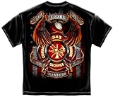 Firefighter T-Shirt True Hero X-Large Black