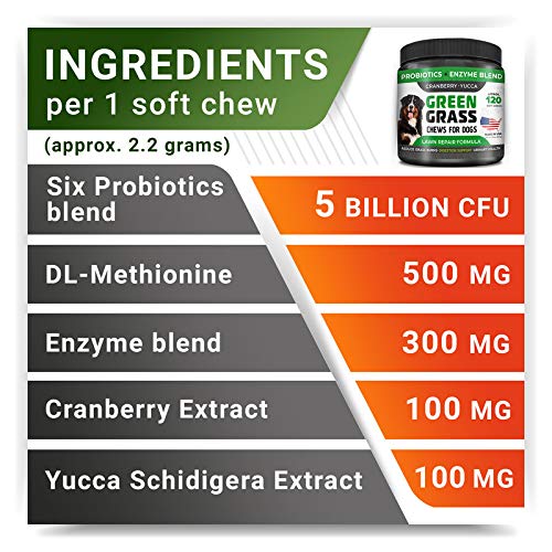 STRELLALAB Grass Saver for Dogs Dog Pee Lawn Repair Chews with