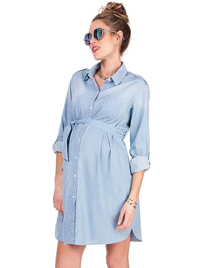 seraphine denim dress
