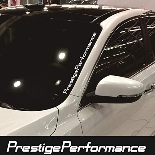 ZEROYOYO Waterproof Prestige Performance Reflective Sticker Decal for Car Auto Windshield Laptop Window Wall (B)