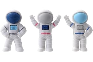 KUNFOWL 12 Pack 3D Astronaut Erasers for Kids, Boys and Girls - Fun Take Apart School Supplies, Prize Gifts, Party Favors