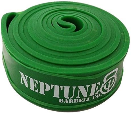 Neptune Barbell &amp; Fitness Strength Bands | 41" Loop Resistance Bands | Crossfit, Power Lifting, Pull Up, Stretch and General Exercise (1 3/4" - 50-120lbs Resistance - Green)