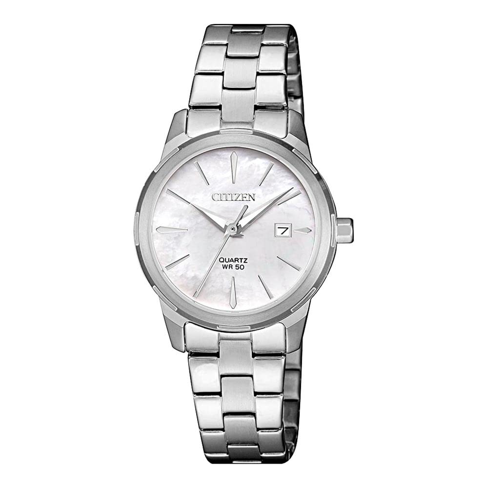 Citizen Womens Analogue Quartz Watch with Stainless Steel Strap EU6070-51D