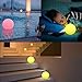 SHYMERY Floating Pool Lights,2019 Upgrade 3.2-inch RGB Color Changing LED Pool Balls with Remote Control, IP65 Waterproof Bath Toys, Perfect for Pool Swimming,Pond Decoration,Pack of 6