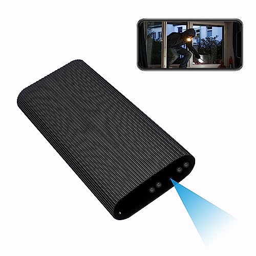 KAMRE WiFi Hidden Camera Power Bank, Upgrade 1080P 6000mAh