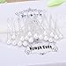 Nymph Code Bridal Pearls Flower Wedding Hair Pins Clips Decorative Jewelry for Women (20 Pcs)