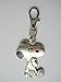 CHARM SNOOPY AS RED BARON CAP JACKET DOG PEANUTS JEWELRY CHARM FOR ZIPPER PULL PURSE WALLET BACKPACK PET DOG CAT COLLAR JEWELRY HARNESS DIY ETC
