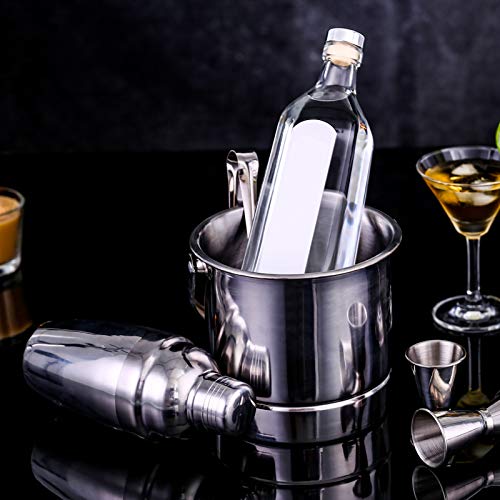 GWHOLE Cocktail-Martini-Shaker-Set, 11 Stück, Edelstahl, mit integriertem Sieb und Messbecher – Bild 7